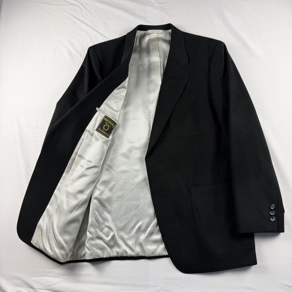 Classic VTG Black Suede Blazer by Northridge Jacobson's Versatile Refined